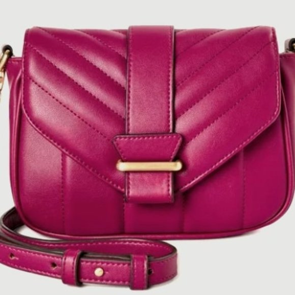 Time and Tru Women’s Camber Crossbody Handbag Pink - Picture 1 of 4